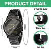 Custom Name Class of 2026 Graduation Men’s Watch – Personalized Graduate Gift CH07 910278