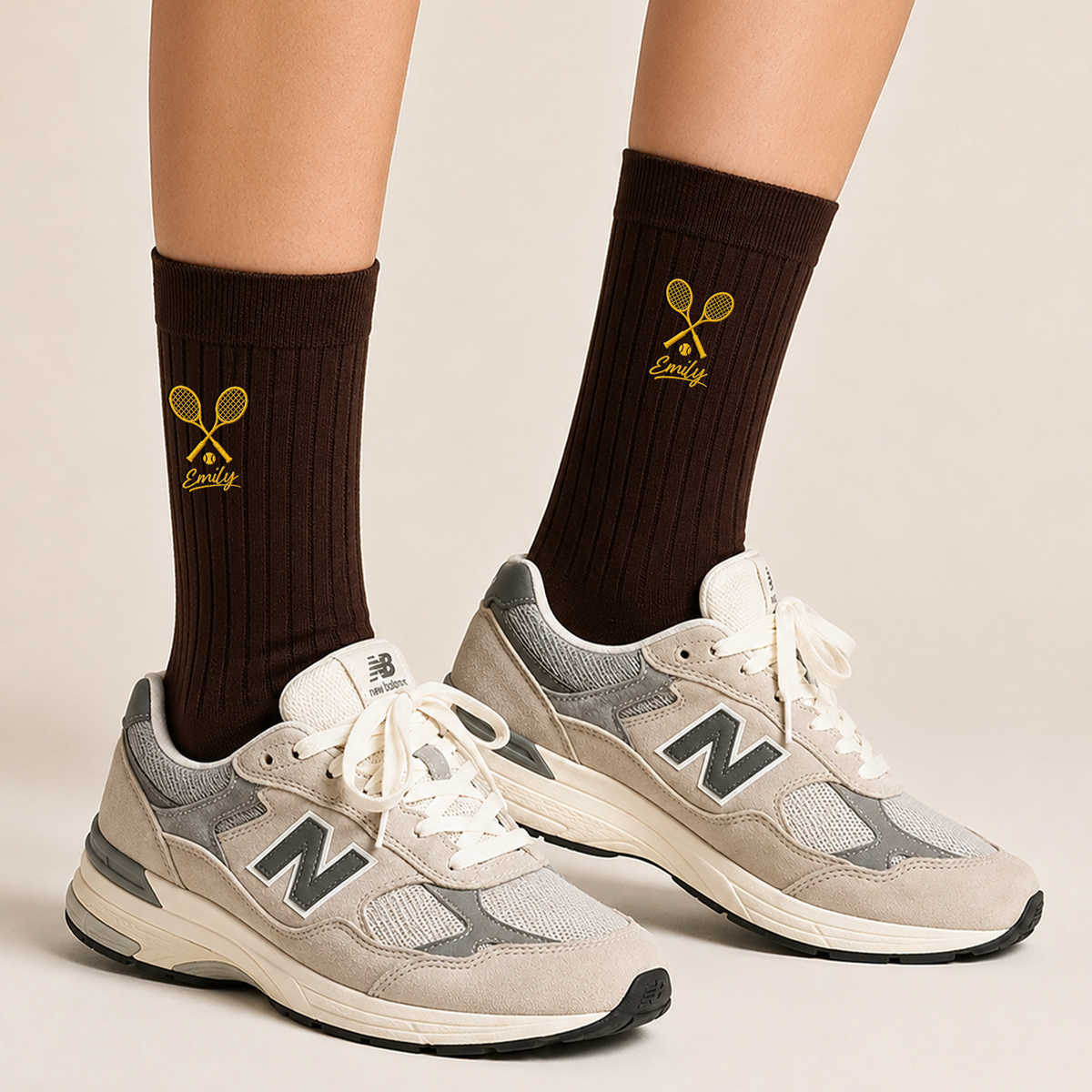 Personalized Name Fishing & Sport Lifestyle Embroidered Socks Gift LM32 669917