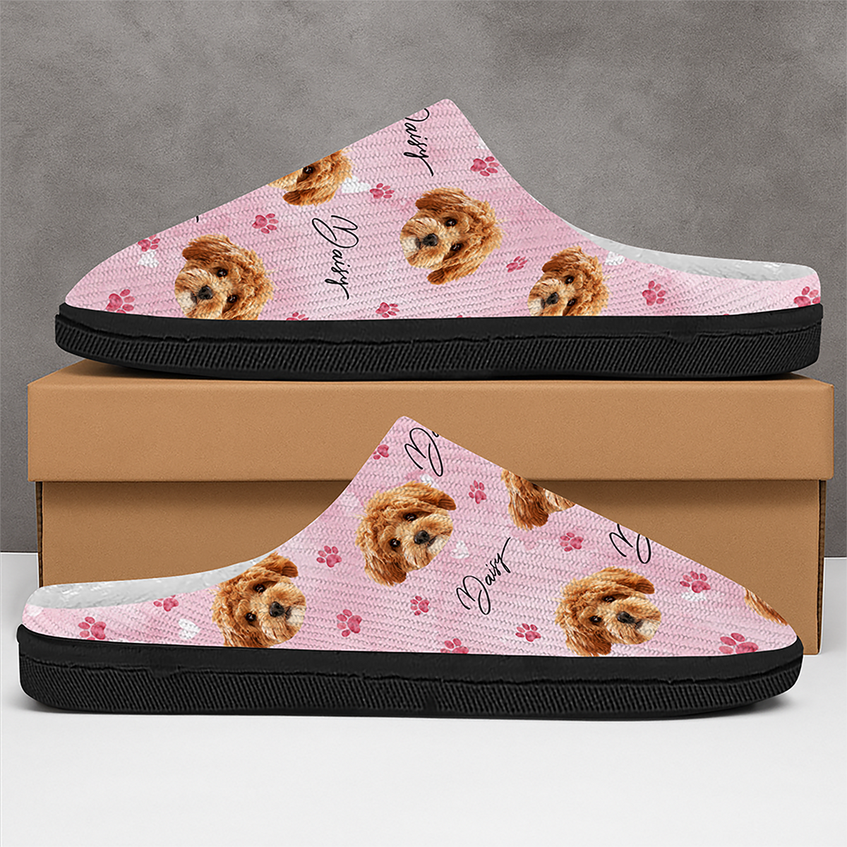 Custom Face Pet Slippers Gift For Dog Cat Lovers HA75 919576