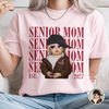 Custom Senior Mom EST.2027 Vintage Photo Comfort Shirt HO82 903248