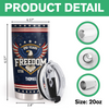 Custom Name 250 Years of Freedom America 1776–2026 Anniversary Fat Tumbler CH07 910552