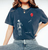 Skeleton Lost Balloon - Well Shit Funny Skeleton Comfort Shirt Dark Humor Halloween Shirt CH07 180422