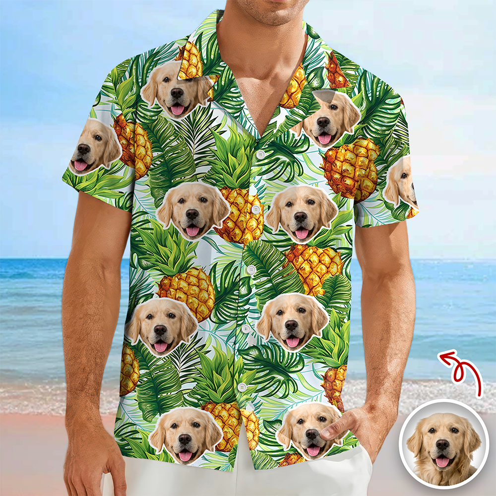 Custom Face Photo Aloha Hawaiian Shirt Vacation Beach Gift CH07 911454