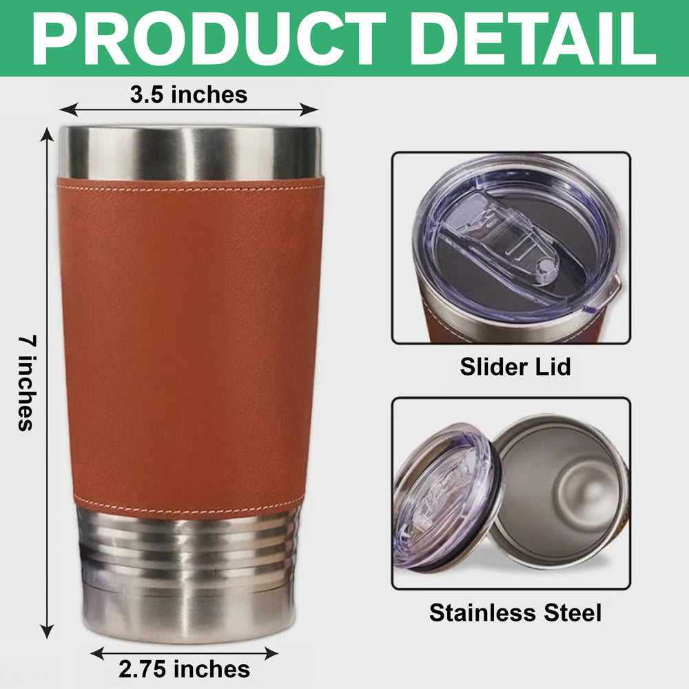 Like Father Like Son Oh Crap Leatherette Tumbler TH10 894013