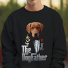 Custom Photo The Dogfather Gentlemen Shirt Personalized Gift For Dog Dad HO82 893862