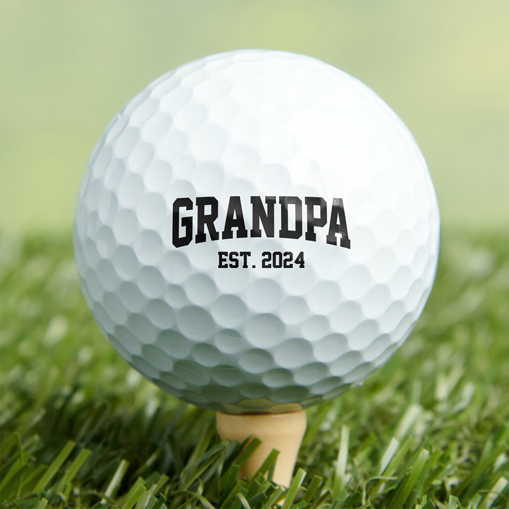Personalized Papa Golf Ball Stamp Box Gift For Golf Players, Golf Lover HA75 921108