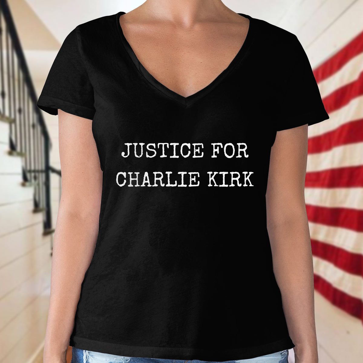 Justice For Charlie Kirk Dark Shirt HO82 65762