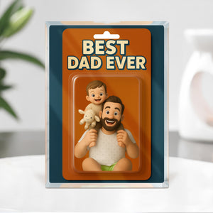 Custom Photo Dad And Kid Action Figure Acrylic Block Father's Day Gift For Dad HA75 892362