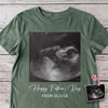 Custom Ultrasound Photo Happy Father's Day Comfort Shirt  - Personalized New Dad Gift CH07 911514