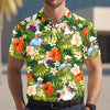 Custom Face Golfer Photo Hawaiian Polo Shirt - Personalized Gift for Golfer LM32 897493
