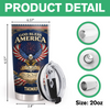Custom Name God Bless America 1776 - 2026 Fat Tumbler LM32 899035