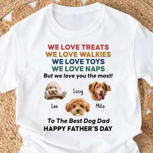 Custom Photo Love You The Most Version 2 - Personalized Bright Shirt HO82 894080