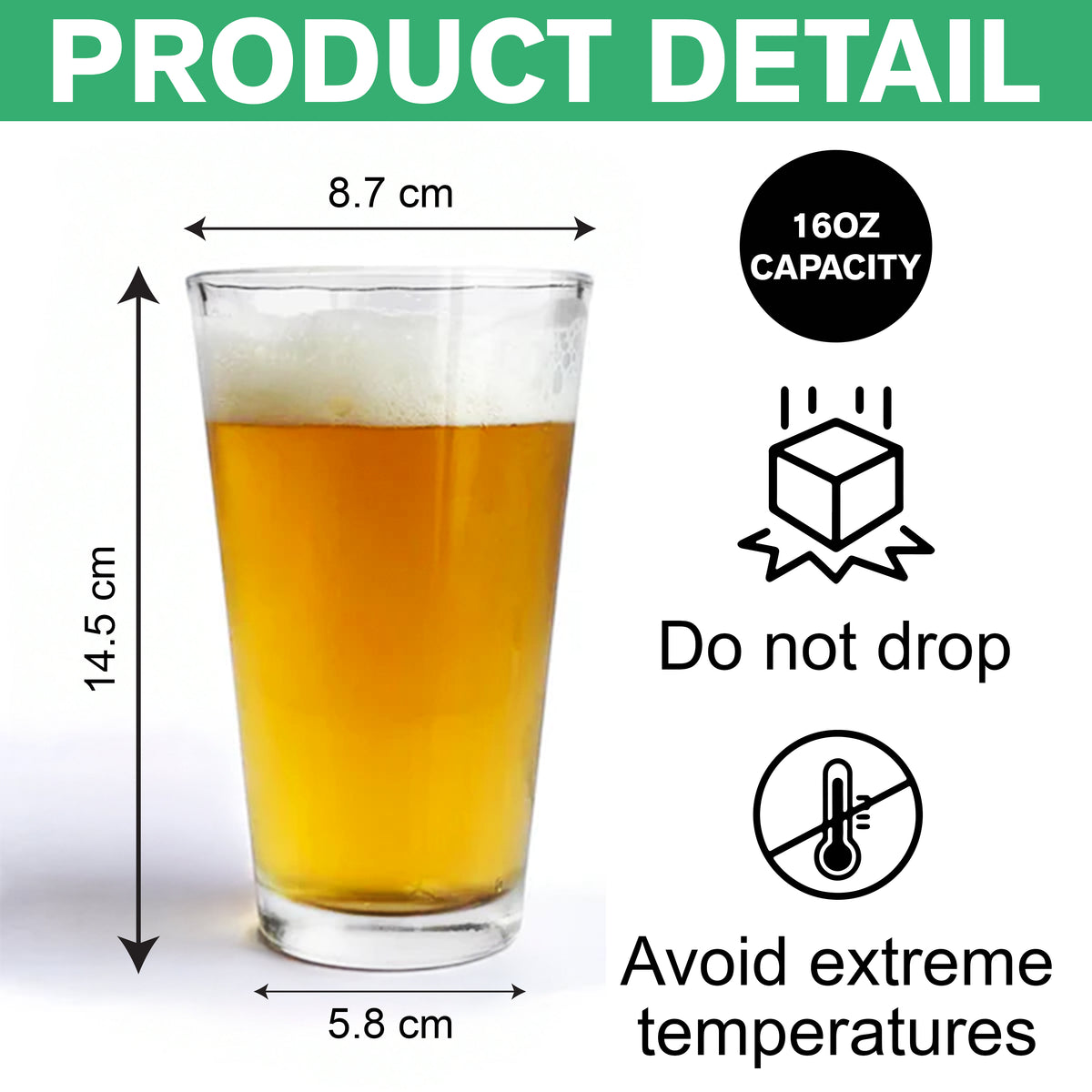 Custom Photo To Dad From The Reasons You Drink Print Beer Glass For Christmas HO82 894370