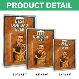 Custom Photo Best Dog Dad Action Figure Acrylic Block Father's Day Gift For Dog Dad HA75 892364