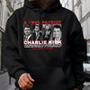 The Greatness Of Our Nation - A True Patriot Charlie Kirk Dark Shirt HO82 65798