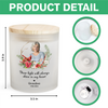 Custom Photo You Will Remain In Our Hearts Forever Memorial Glass Jar With LED Candle HO82 893824
