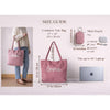 Personalized Corduroy Yarn Tote Bag With Pouch - Bridesmaid, Teacher & Birthday Gift LM32 669305