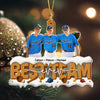 Custom Photo The Best Football Team Ever Personalized Acrylic Ornament LM32 895993
