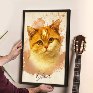 Custom Pet Photo Memorial Sympathy Gifts Picture Frame For Dogs, Cats Lover TH10 894949