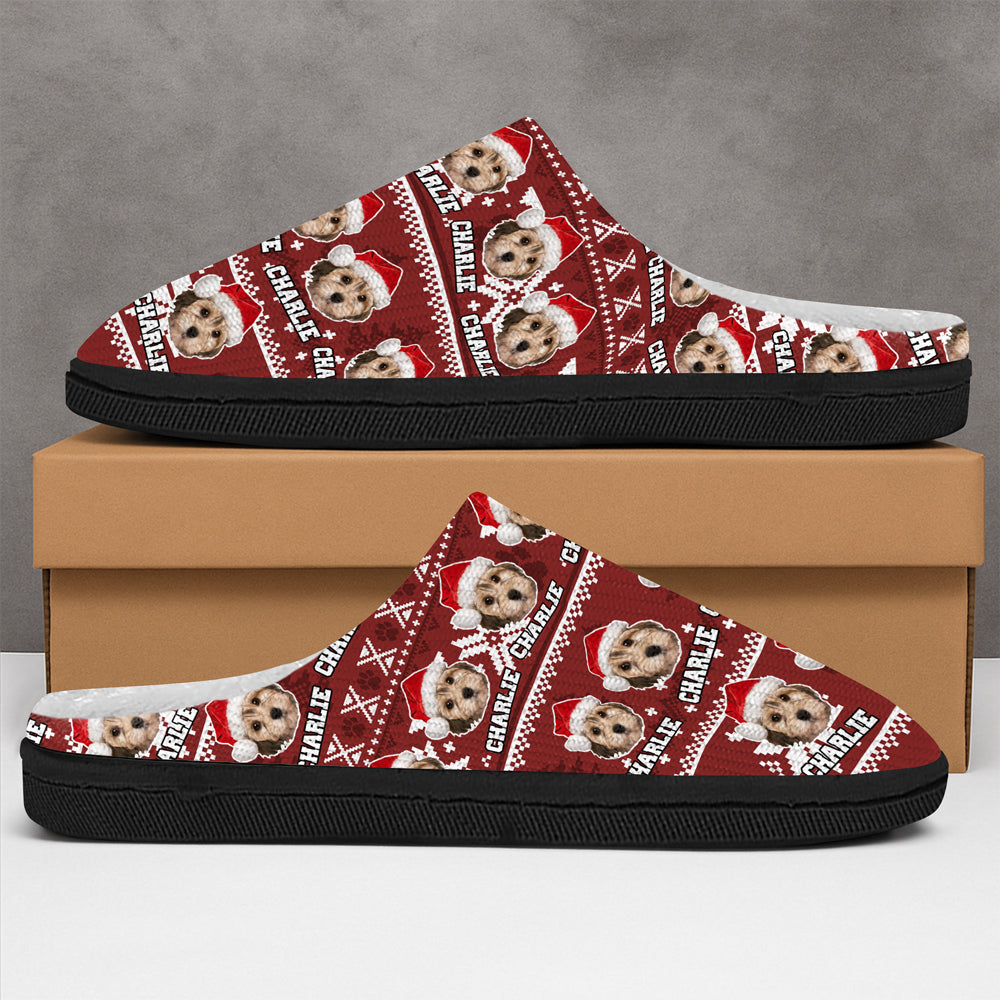 Custom Pet Photo Slipper - Christmas Gift For Dog And Cat Lovers TH10 894451