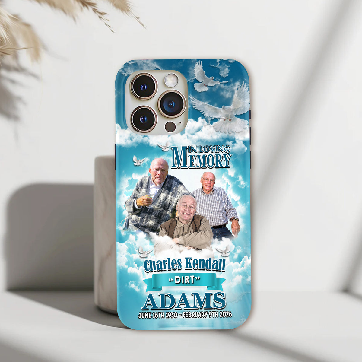 Custom Photo Forever Remembered Forever Missed In Heaven Memorial Phone Case HA75 920984