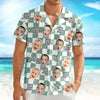 Custom Baby Face Best Dad Ever Retro Hawaii Shirt - Gift for Parents, Father's Day LM32 669011