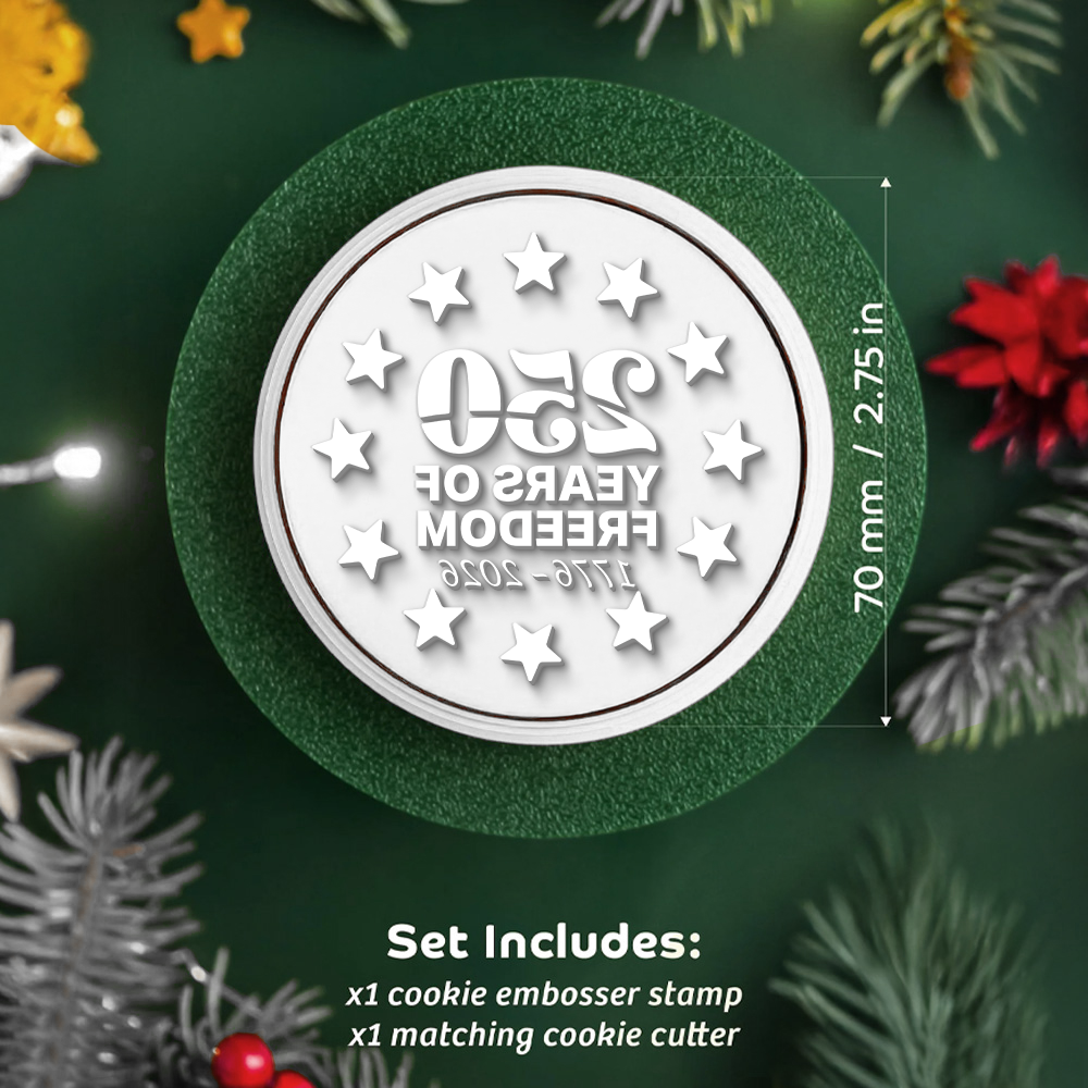 250 Years Of Freedom 1776-2026 Cookie Stamp HO82 900660