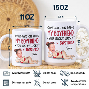 Custom Photo Anniversary Wedding Personalized Mug Gifts For Husband And Wife, Him And Her LM32 897577