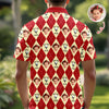 Custom Photo Golf Dad Polo Gift For Golfer HO82 901100