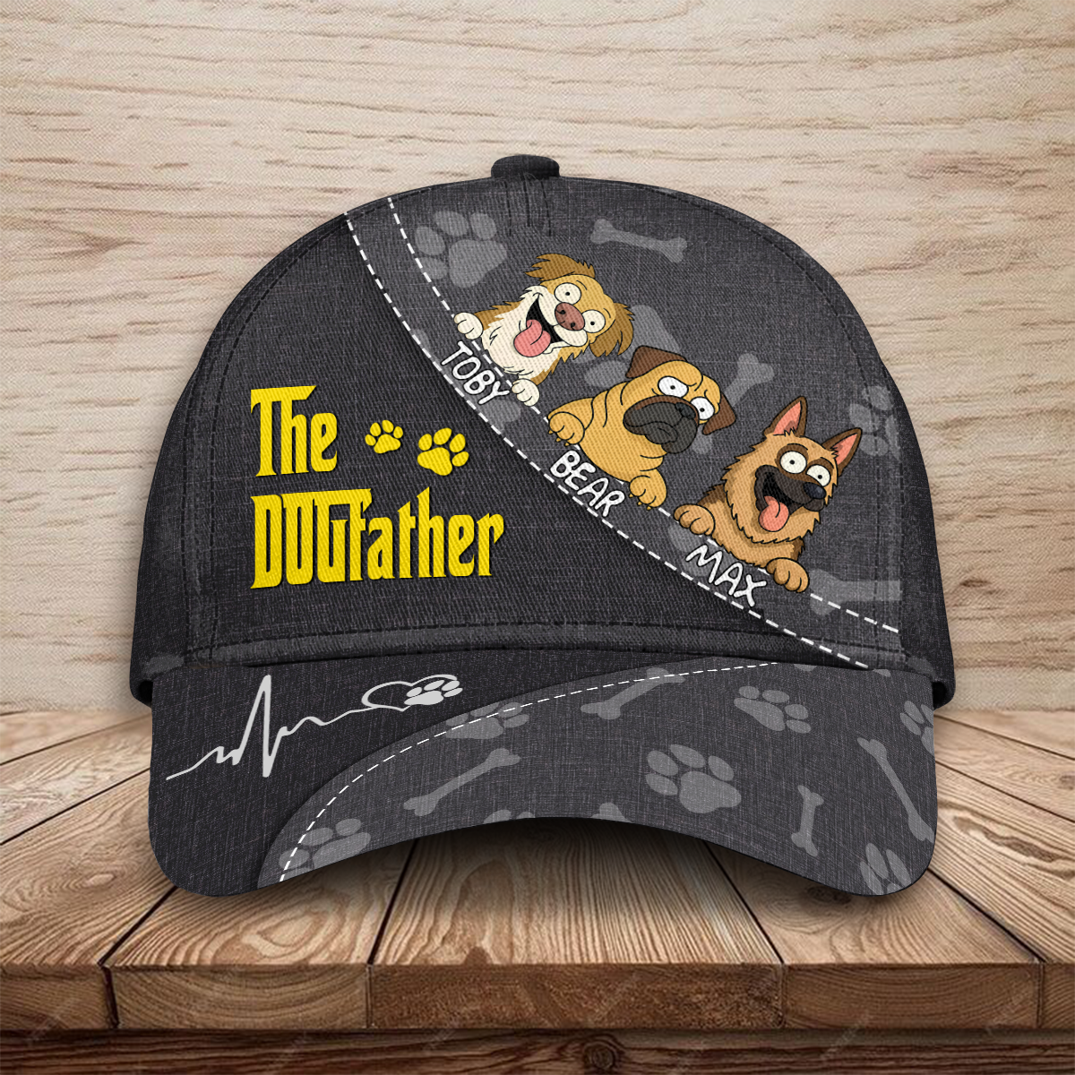 The Dogfather - Personalized Classic Cap For Dog Dad CH07 895644