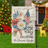 Custom Family Name 250 Years America, 1776-2026 USA 250th Garden Flag TH10 898311