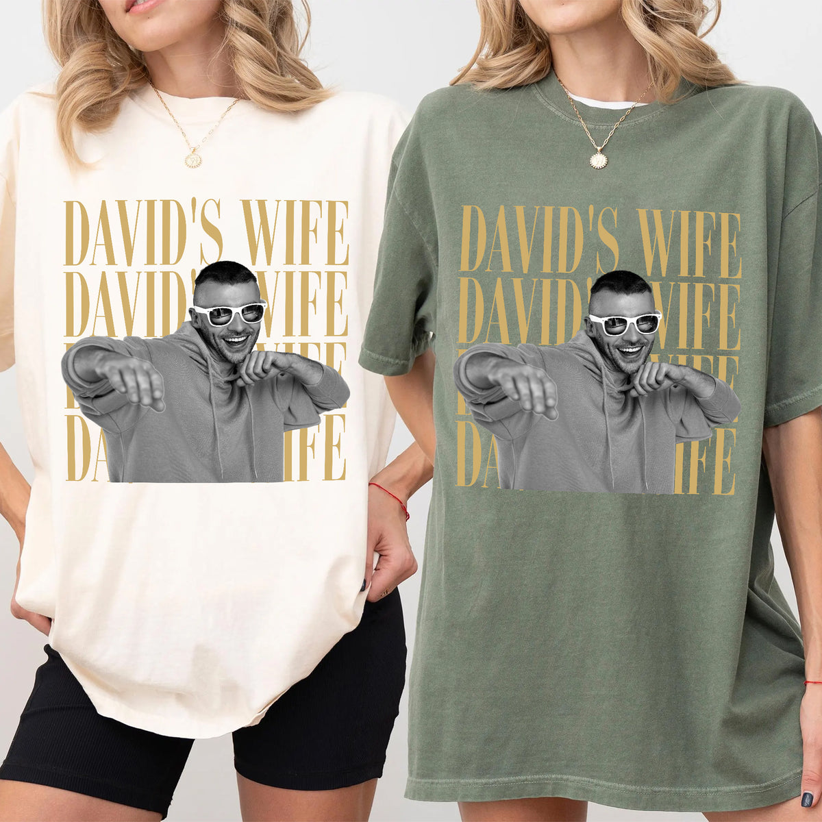 Custom Vintage Photo Wife, Husband Comfort Shirt - Personalized Anniversary Gift HA75 921482