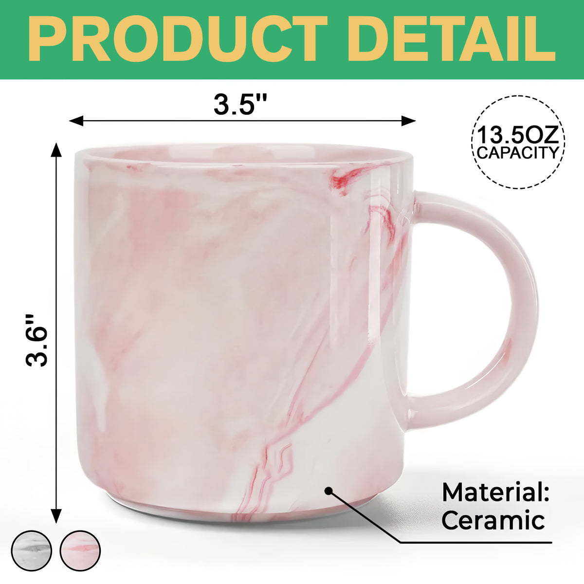 Personalized Gift To The World's Best Dog Mom Marble Mug LM32 893253