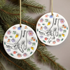 You Hold Hands Also Our Hearts Personalized 3D Inflated Effect Ceramic Ornament HA75 897818