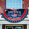 Custom Family Name America Birthday 1776-2026 Non-Pleated Fan Flag TH10 898745