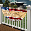 Custom Family Name We The People America Non-Pleated Fan Flag TH10 898895
