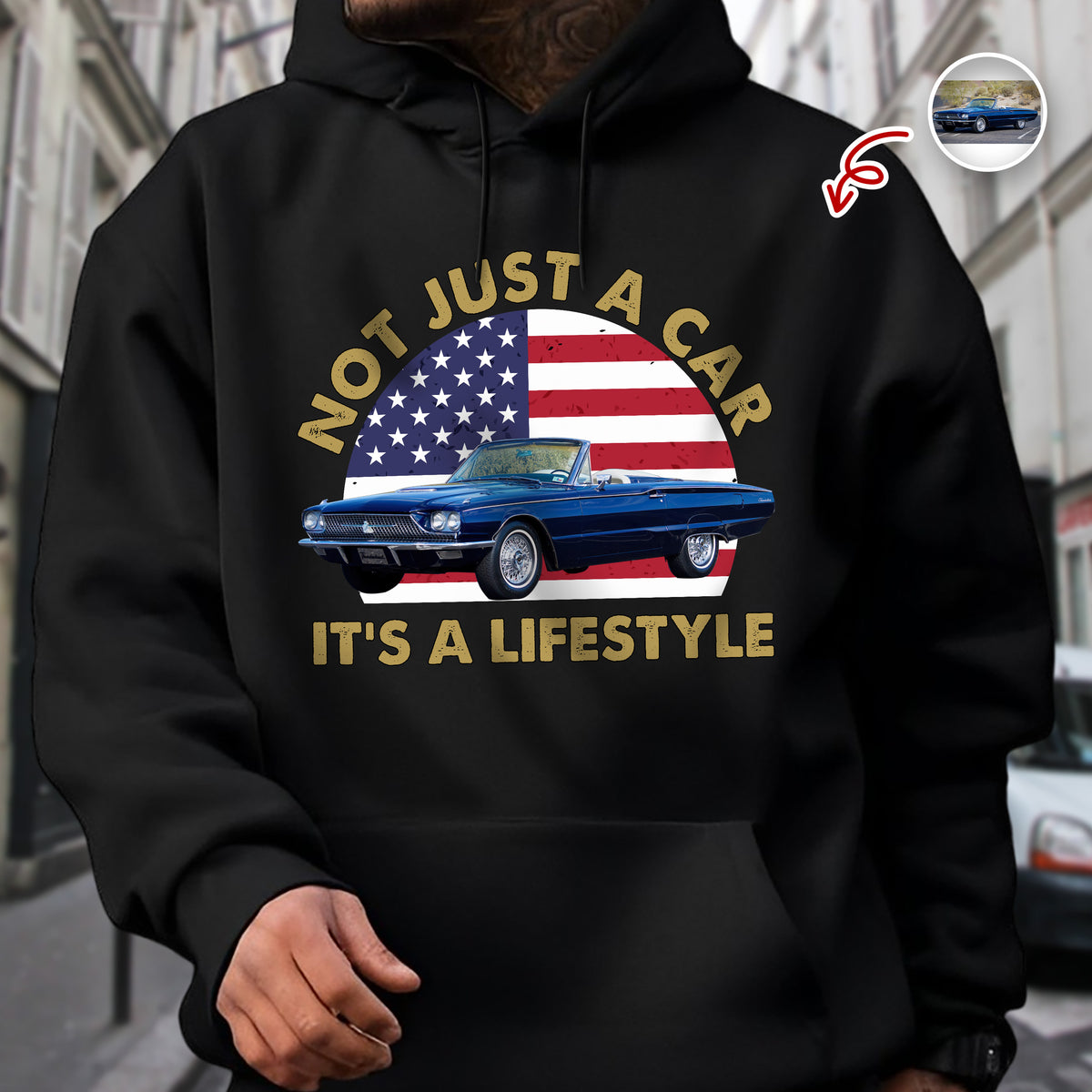 Not Just A Car, It's A Lifestyle Custom Car Photo Retro Dark Shirt CH07 896570