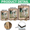 Custom Photo Forever In My Heart 2-Layered Wooden Plaque With Stand Memorial TH10 894231
