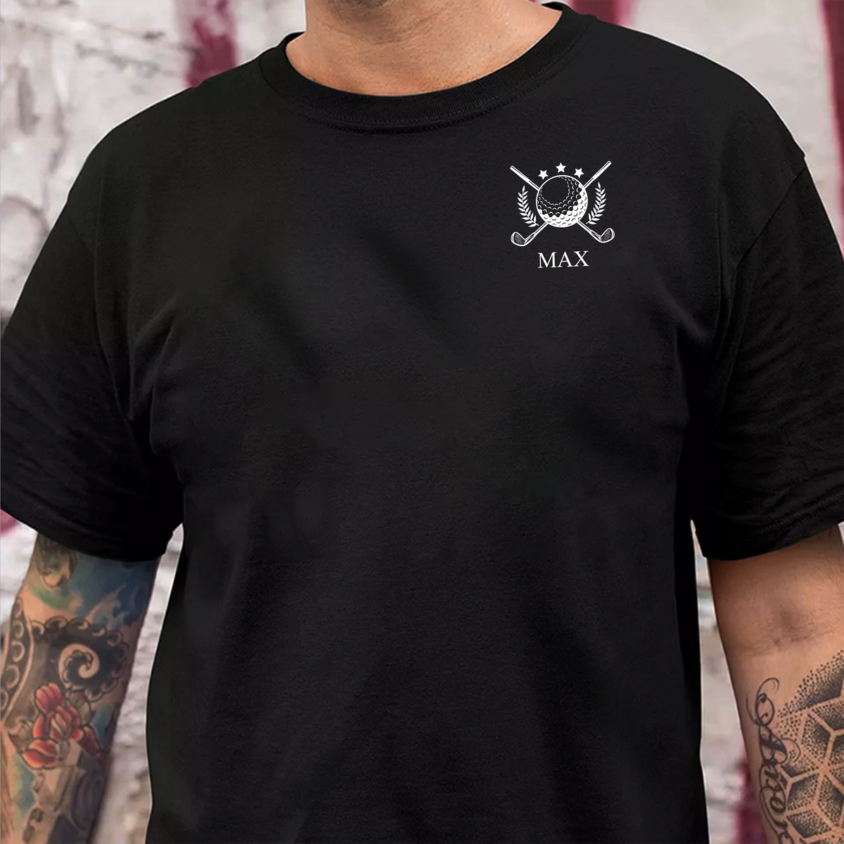 My Daddy Is Golf Legend - Family Personalized Custom Front And Back Dark Shirt TH10 898165