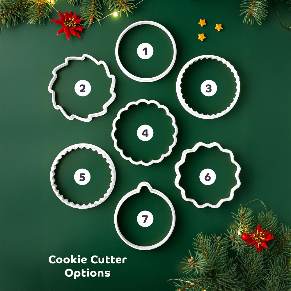 Personalised Wedding Cookie Stamp and Cutter Set CH07 180266
