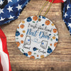 Distance Means So Little When Someone Means So Much  - Personalized 3D Effect Ceramic Ornament LM32 895355