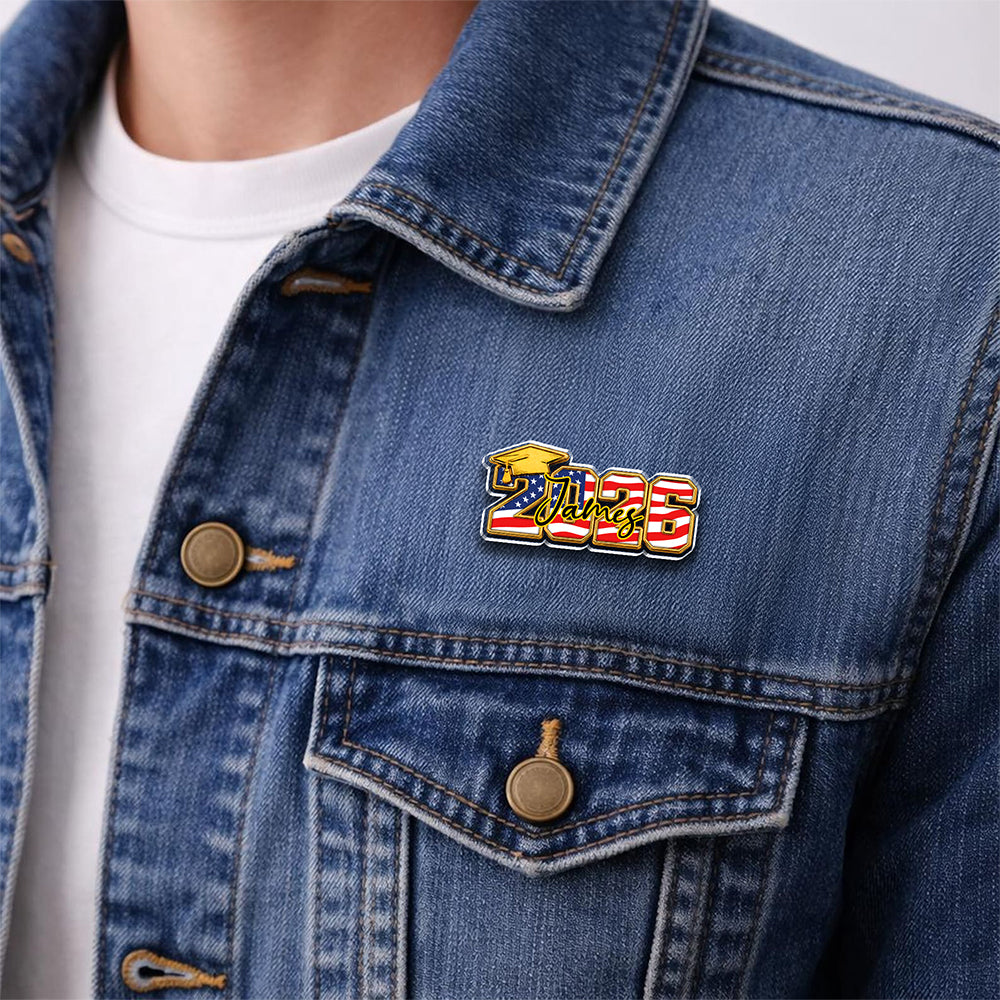 Personalized Name Class of 2026 Graduation Acrylic Pin HA75 921030