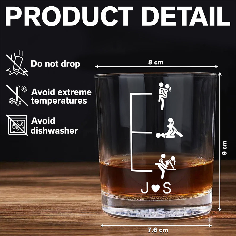 Personalized Funny Adult Whiskey Glass For Boyfriend Girlfriend TH10 170775