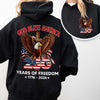 God Bless America - Celebrate 250 Years Of Freedom 1776 - 2026 Back & Front Dark Shirt CH07 910532