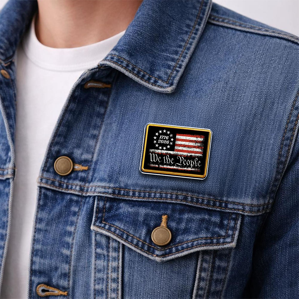 We The People 1776-2026  - USA Flag Acrylic Pin HA75 920958