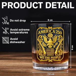 1776 - 2026 America 250th Anniversary Whisky Glass CH07 899084