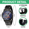 Custom Name Faith, Family & Freedom US 250 Years Men's Wrist Watch HO82 901644