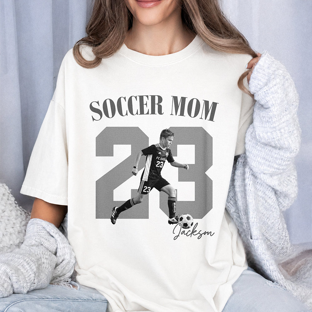 Personalized Vintage Photo Soccer Dad, Sport Dad Comfort Shirt HA75 922164