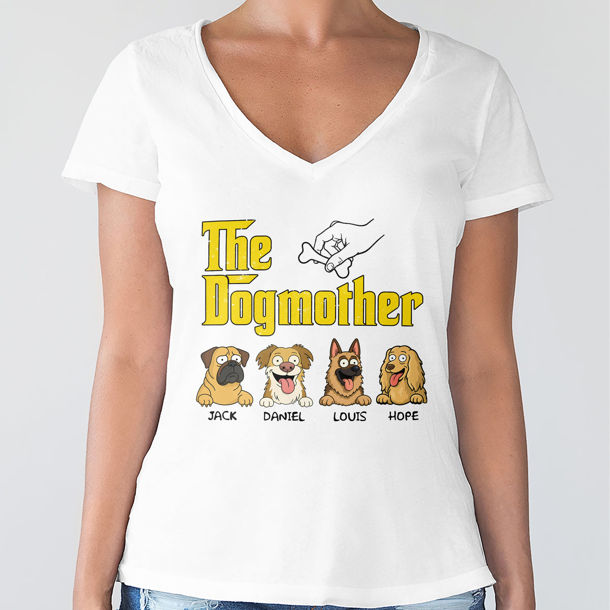 The DogFather Personalized Bright Shirt Gift For Dog Lovers CH07 895646