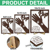 Daddy We Will Always Reach For You 2-Layered Wooden Plaque With Stand LM32 893605